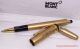 2018 Copy Montblanc Heritage Collection Rouge et Noir Rollerball Pen Gold Barrel69 (3)_th.jpg